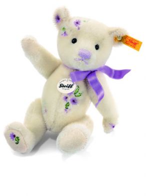 Steiff Teddy Bear Purple Cornflower